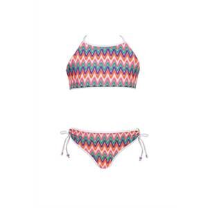 NEW NESSI BYRD girl's barbi two piece swimsuit in multicolor